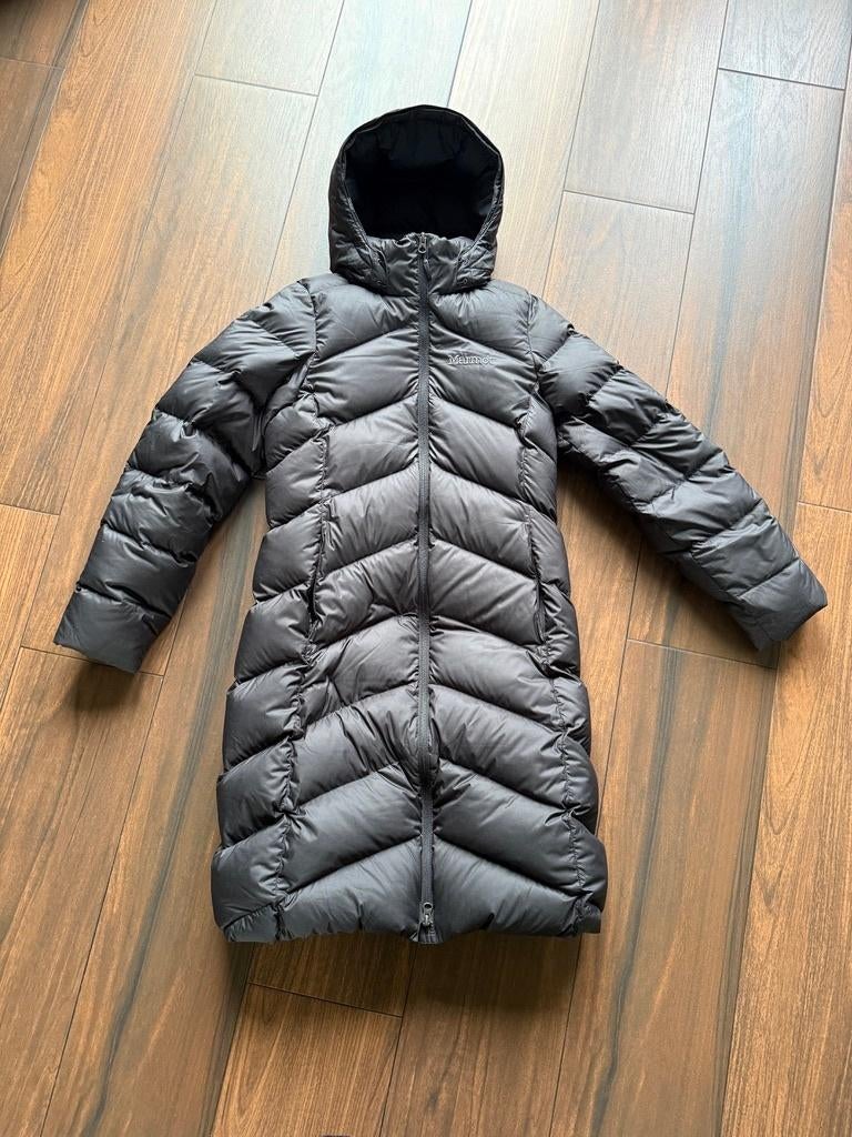 Marmot dons jas m. M/M, Maat 38/40 (M), Zwart, Zo goed als nieuw, Marmot