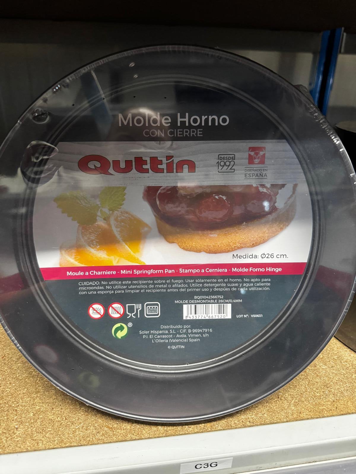 Nieuw bak vorm quttin, Ophalen of Verzenden, Zo goed als nieuw