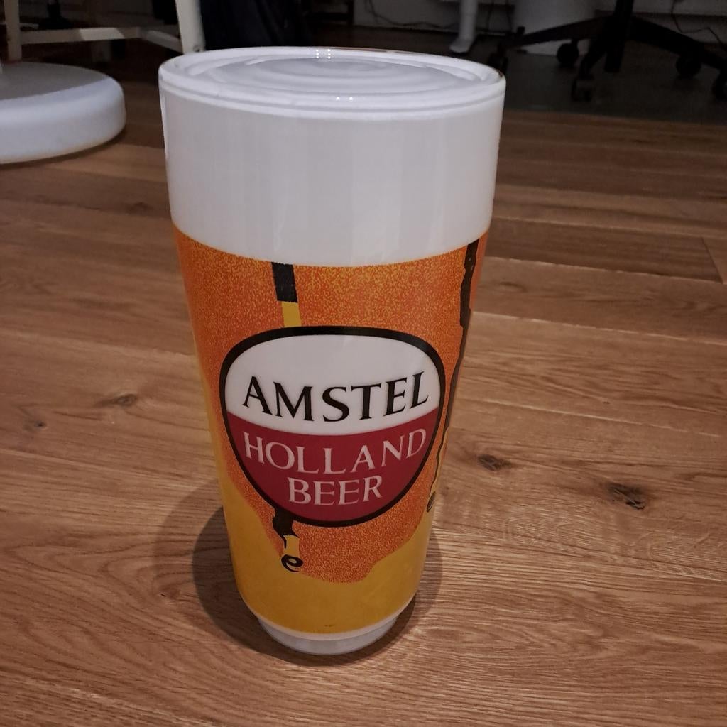 Amstel Holland Beer lamp kap glas, Ophalen of Verzenden, Zo goed als nieuw
