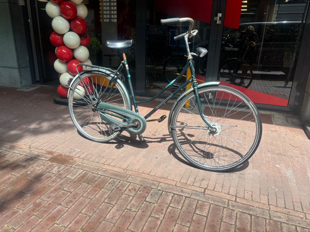 Fietshokje Raaks: Batavia scoop damesfiets 1S, Gebruikt, 49 tot 53 cm, Schijfrem, Niet ingevuld