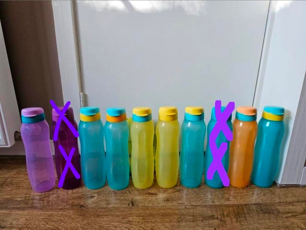 # Tupperware nieuwe 1 liter fles sportdop smalle variant, Huis en Inrichting, Keuken | Tupperware, Ophalen of Verzenden, Nieuw