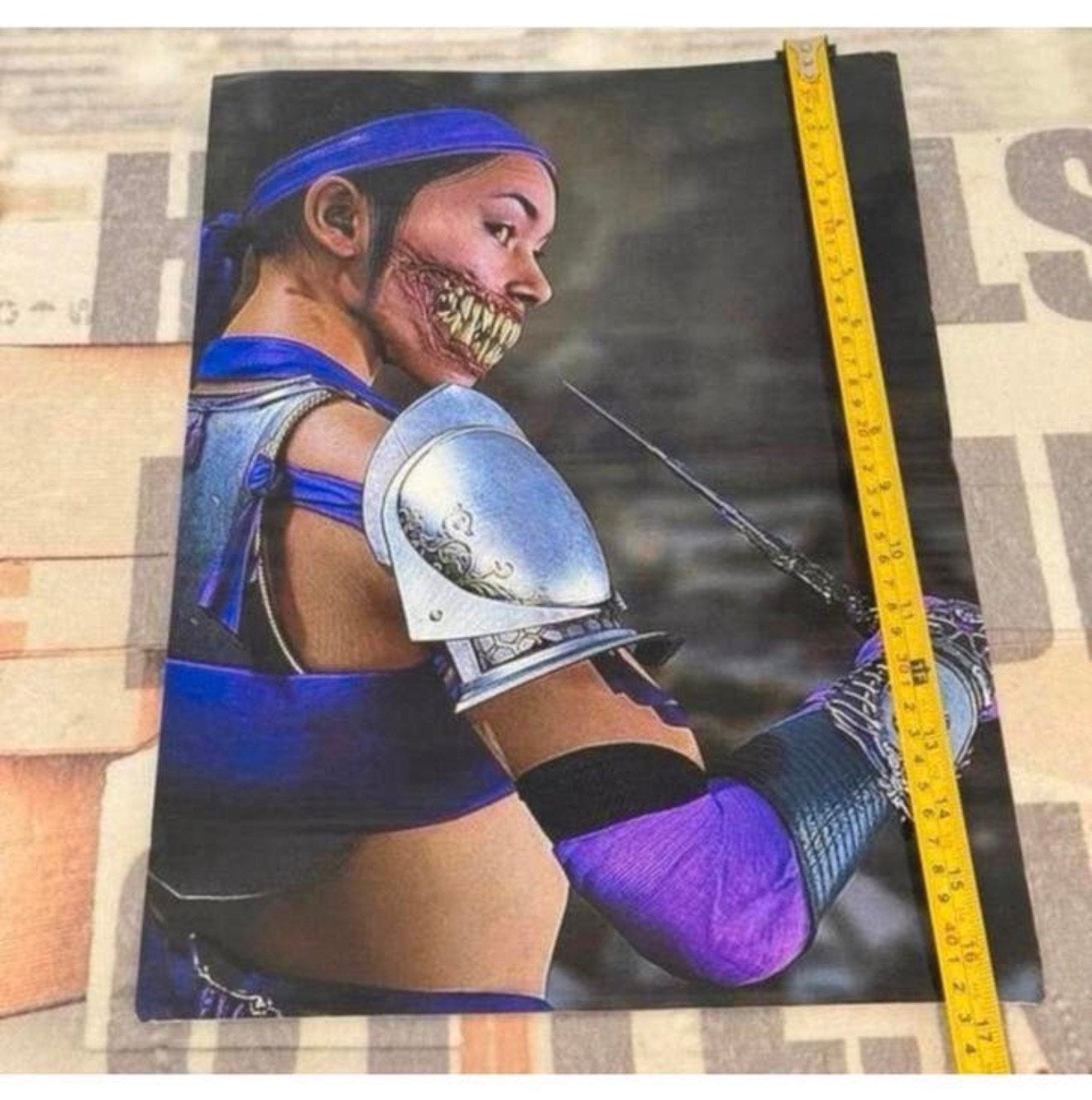 Moral Kombat Mileena spel Art game Poster print 43 x 30 cm, Verzamelen, Posters, Ophalen of Verzenden, Nieuw, Rechthoekig Staand