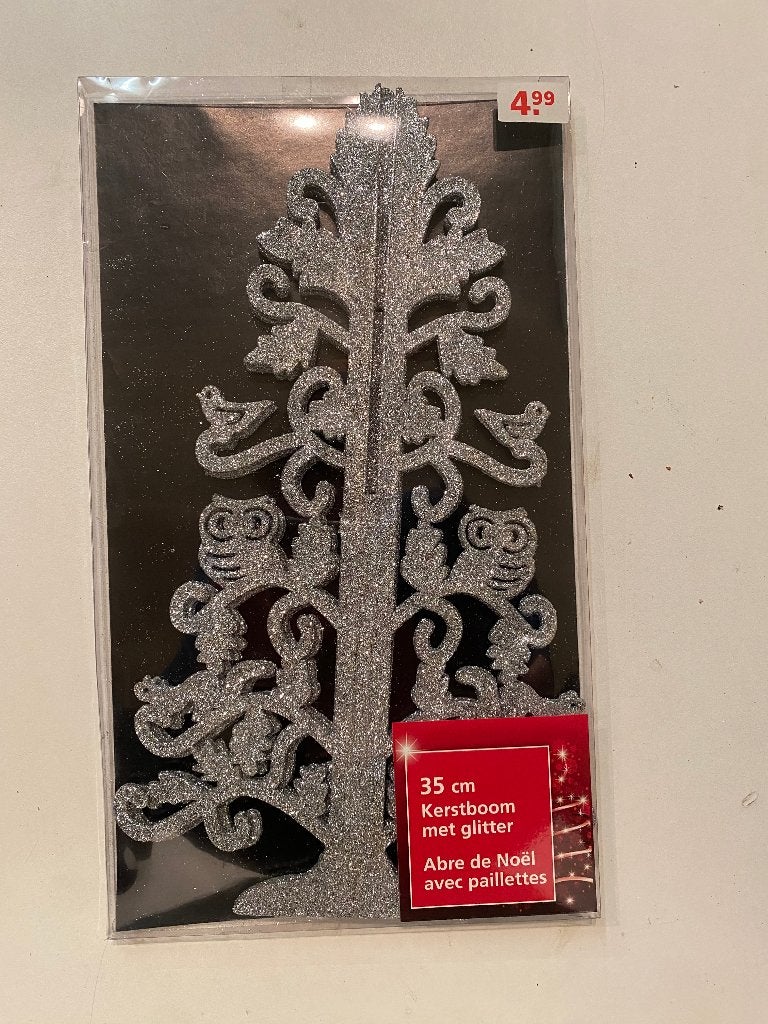 Kerstboom met glitters, Diversen, Kerst, Nieuw, Ophalen of Verzenden