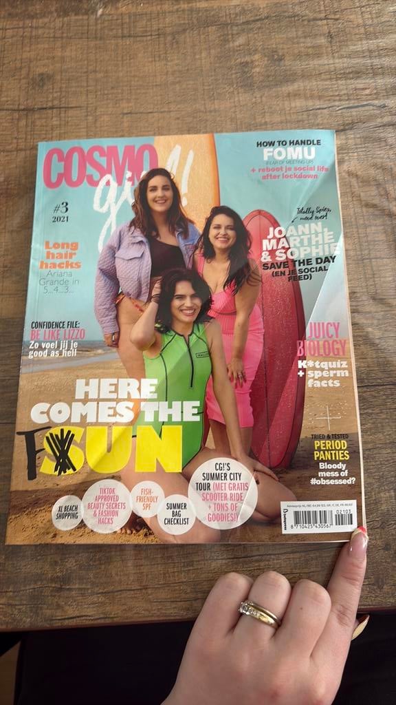 Cosmo girl 3 2021, Ophalen of Verzenden, Zo goed als nieuw, Damesbladen