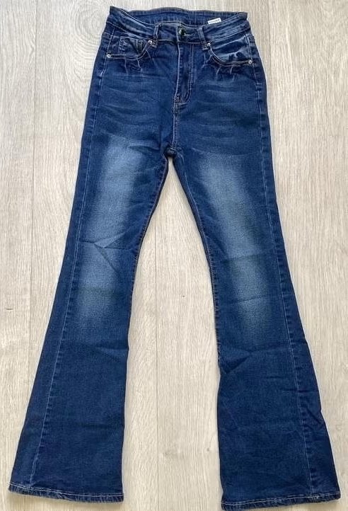 Donkerblauwe spijkerbroek jeans maat S, Ophalen of Verzenden, Zo goed als nieuw, Blauw, W28 - W29 (confectie 36)