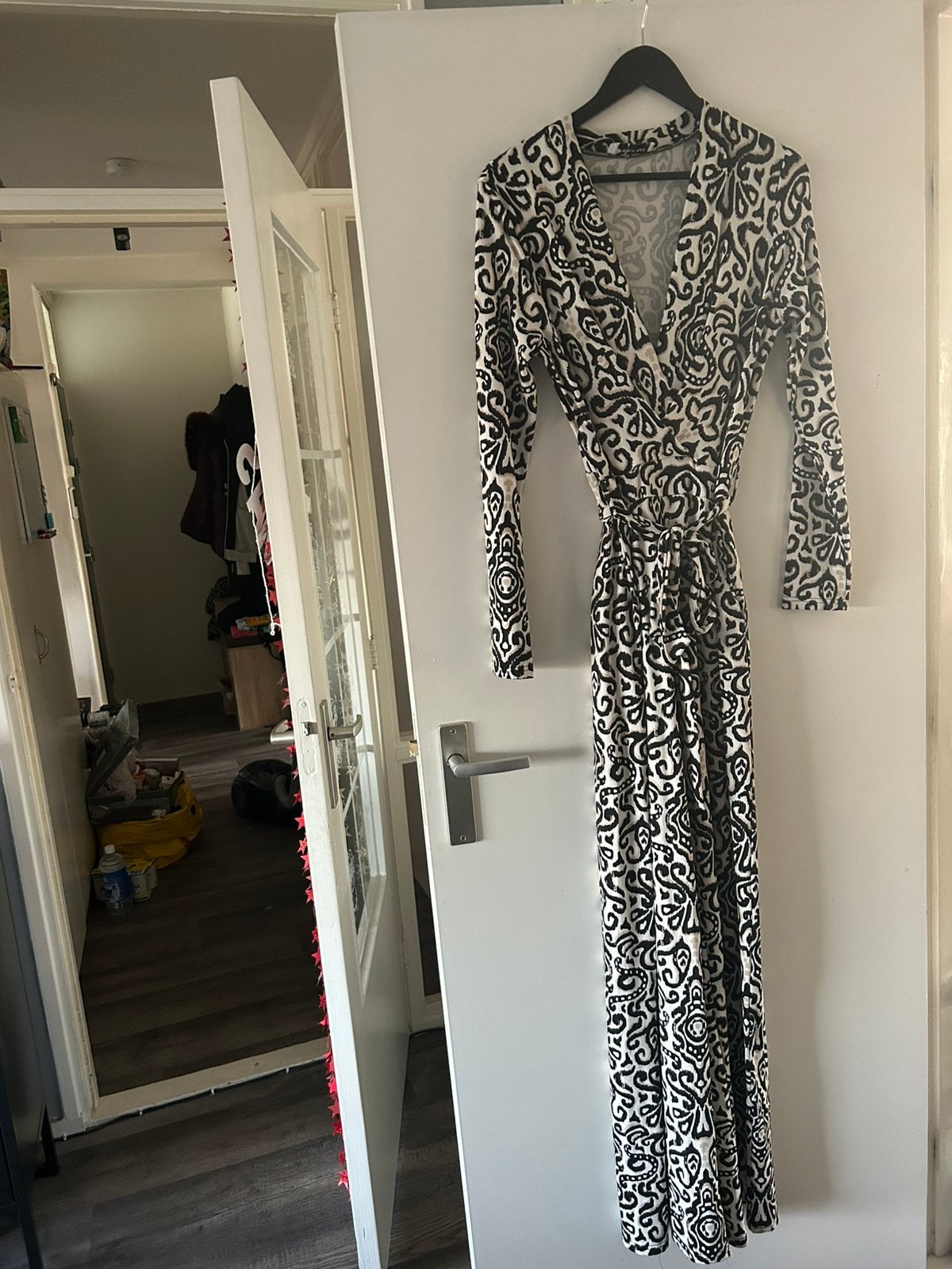 By Swan jumpsuit zwart/goud, maat L, Ophalen of Verzenden, Nieuw, Maat 38/40 (M), Zwart