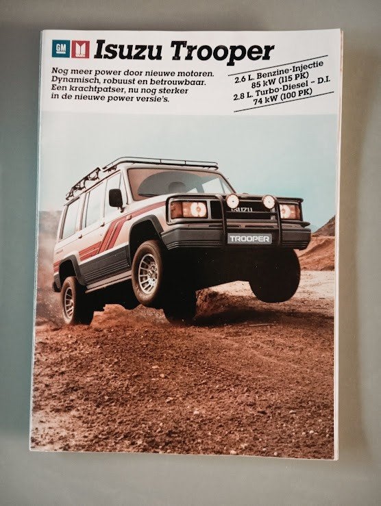 Isuzu Trooper + Prijzen 6 / 1988 12 pag., Verzenden, Zo goed als nieuw, Overige merken