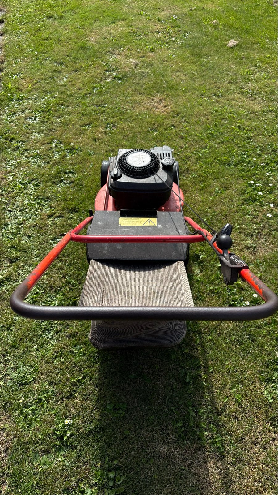 Benzine Grasmaaier met Opvangbak - Briggs & Stratton, Ophalen, Gebruikt, Benzine-grasmaaier, Opvangbak