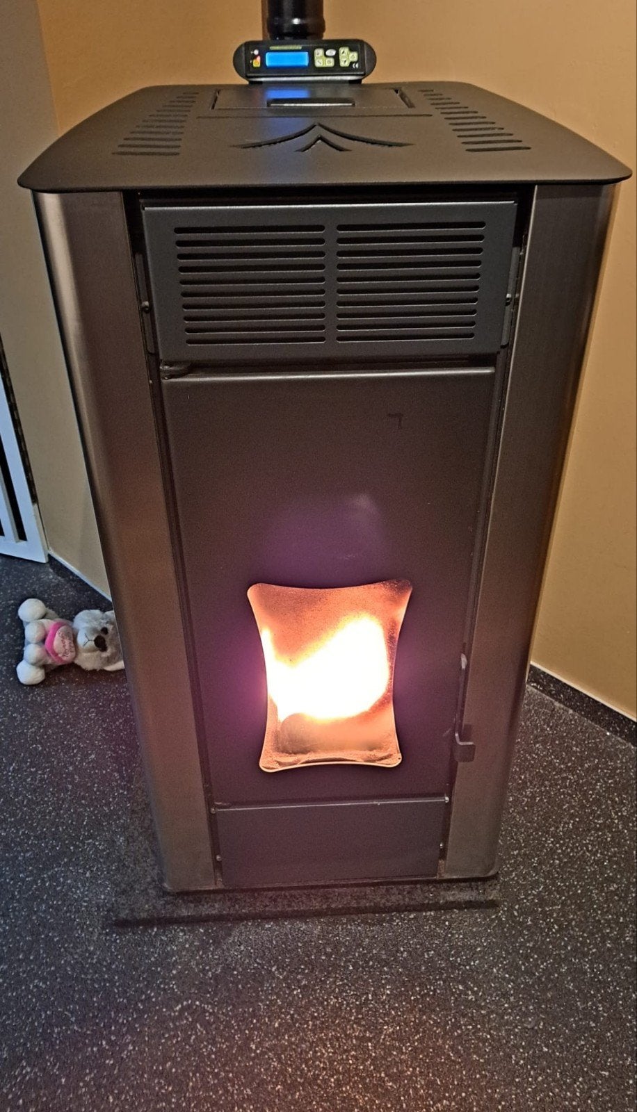 JustFire cv Pelletkachel - 24kW -, Gebruikt, Ophalen of Verzenden, Pelletkachel, Vrijstaand