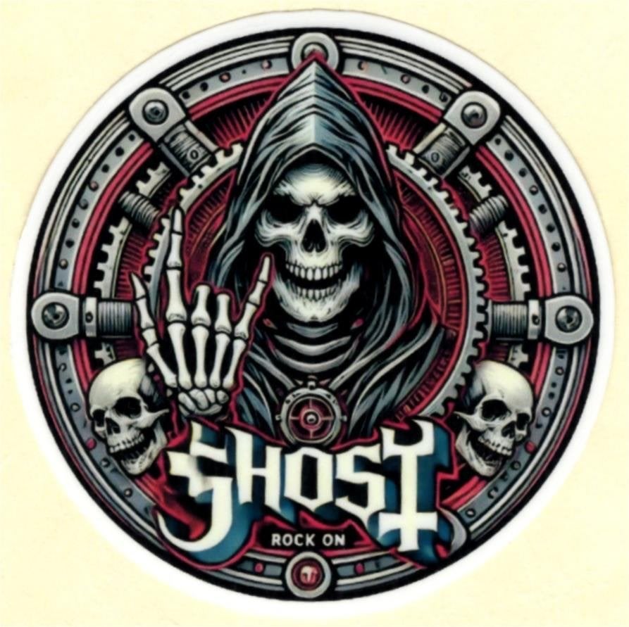 Ghost sticker #1, Verzenden, Nieuw, Foto of Kaart