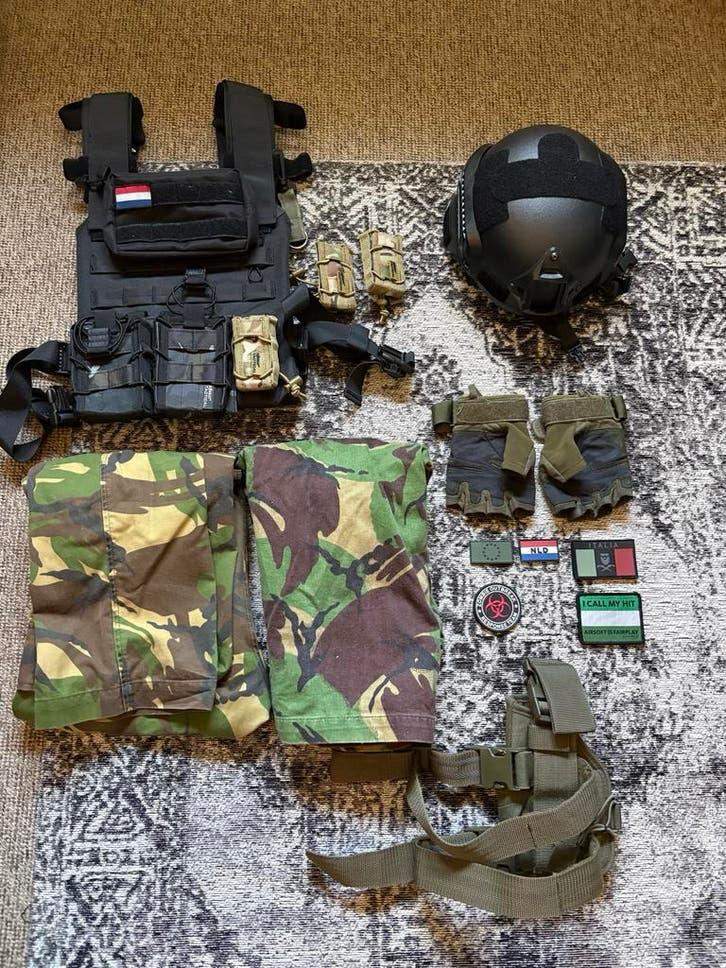 Complete Airsoft uitrusting - Koninklijke Marine Mariniers, Ophalen of Verzenden, Zo goed als nieuw