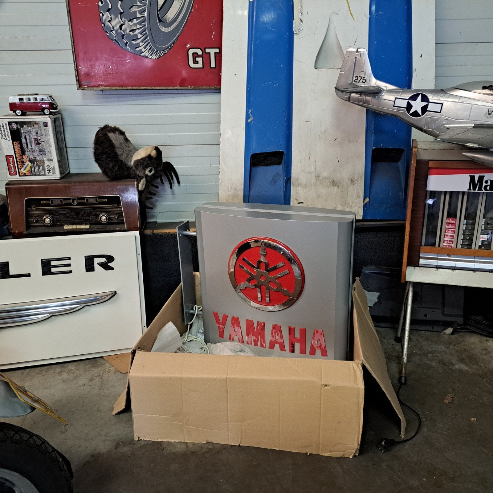 Yamaha lichtbak Dealerbord N.o.s splinternieuw, Ophalen, Nieuw, Lichtbak of (neon) lamp