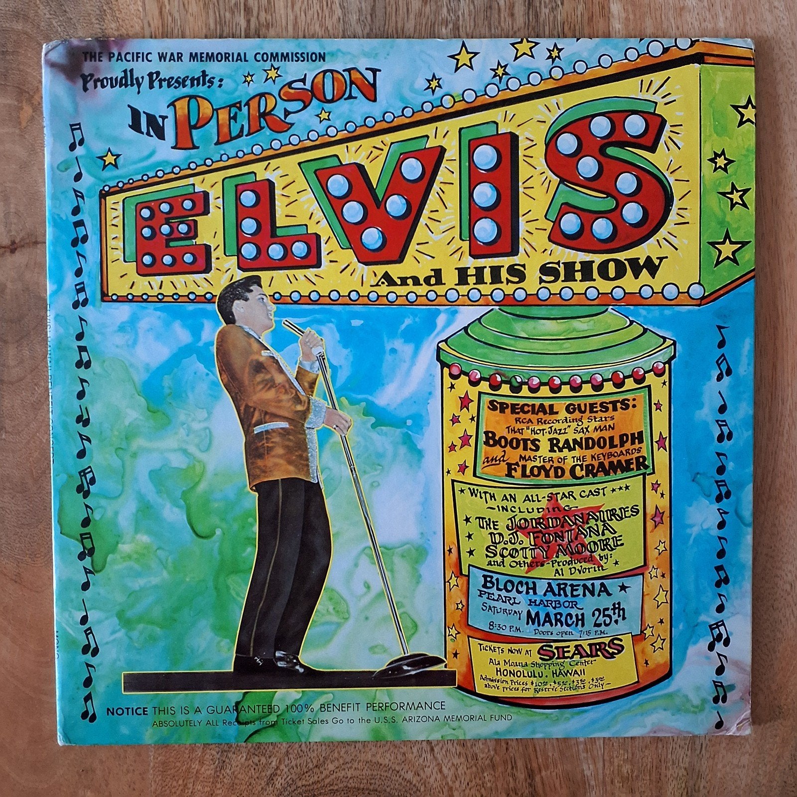 Elvis Presley Elvis' 1961 benefit Concert (bootleg lp), Cd's en Dvd's, Ophalen of Verzenden
