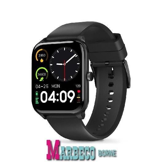 SmartLife Smartwatch, Smart horloge, Android en IOS, Nedis SmartLife, Zwart, Nieuw, Info@marbeco.nl