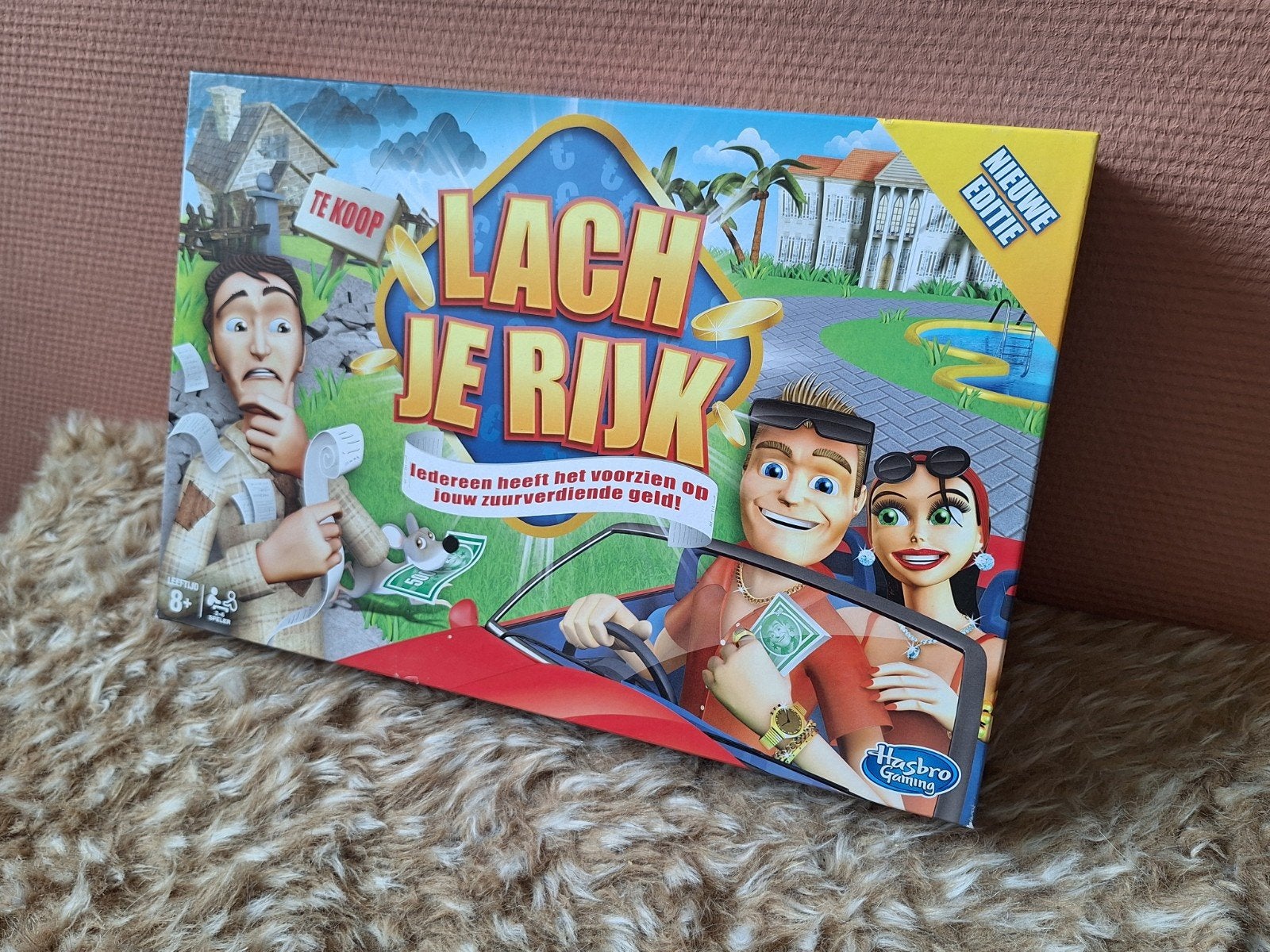 Lach je rijk bordspel, Ophalen of Verzenden, Nieuw