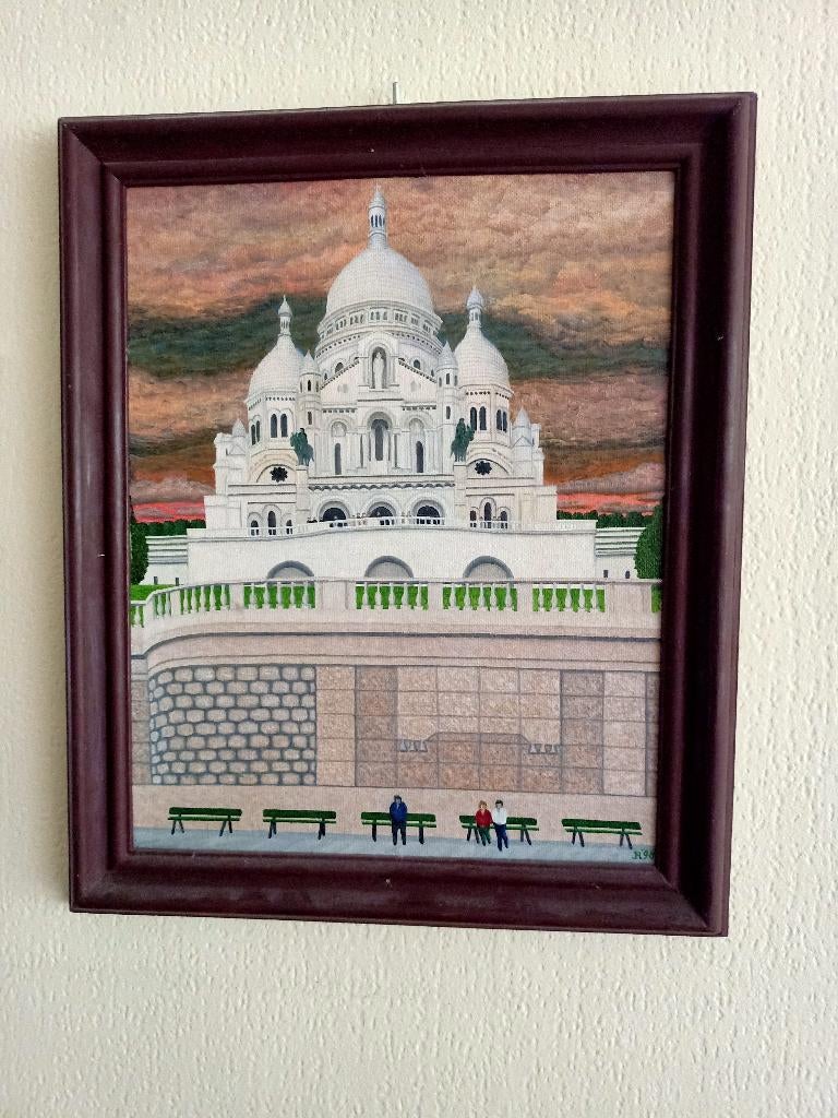 Schilderij Parijs 'Sacre Coeur', Ophalen
