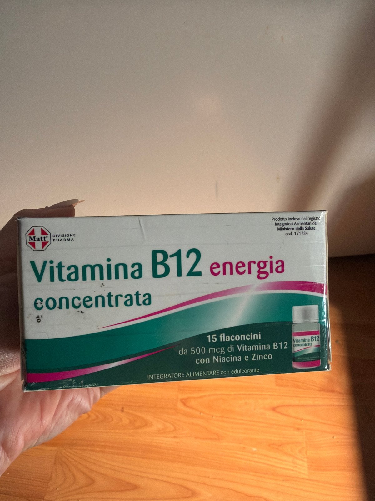 2 x Matt Vitamina B12 Energia Concentrata - 15 flacons, Ophalen of Verzenden, Nieuw, Poeder of Drank