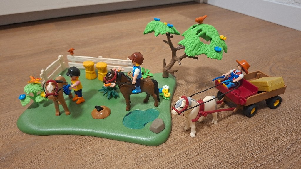 Playmobil ponyweide 5457, Kinderen en Baby's, Speelgoed | Playmobil, Complete set, Overige typen, Ophalen of Verzenden, Zo goed als nieuw