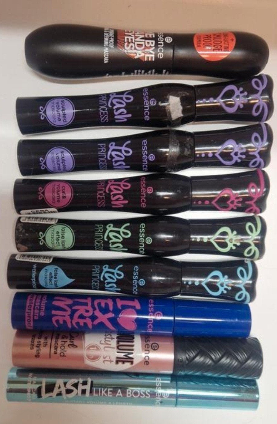 15 mascara's van Maybelline, Essence en Yves rocher, Sieraden, Tassen en Uiterlijk, Uiterlijk | Cosmetica en Make-up, Ophalen of Verzenden
