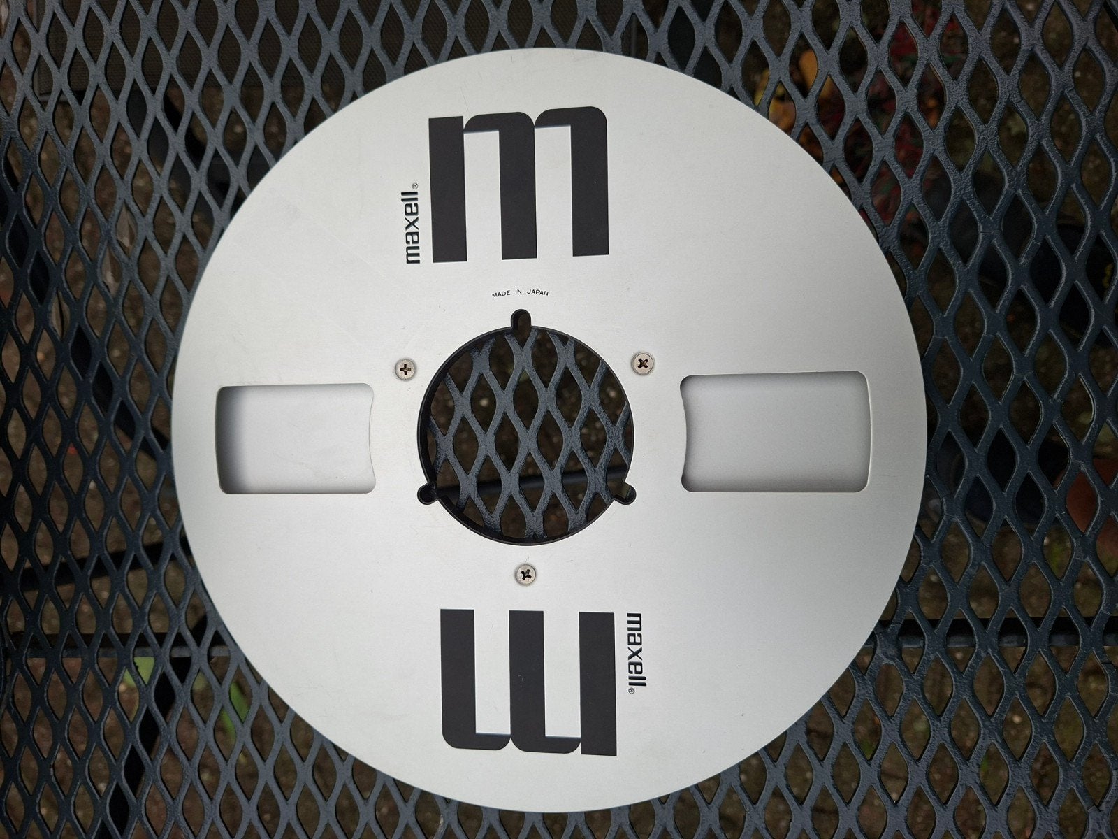 Grote bandrecorder tape spoel 26,5 cm Maxell, Ophalen of Verzenden, Onderdeel