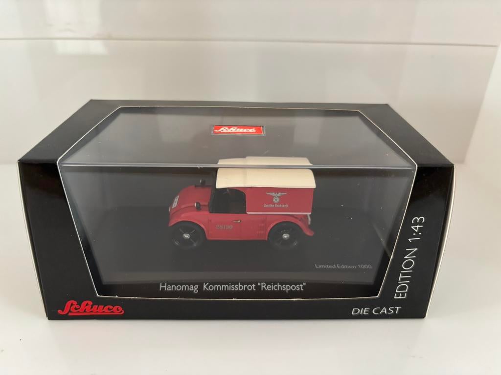 Schuco Hanomag Kommissbrot “Reichspost” nieuw in ovp., Ophalen of Verzenden, Nieuw, Auto, Schuco