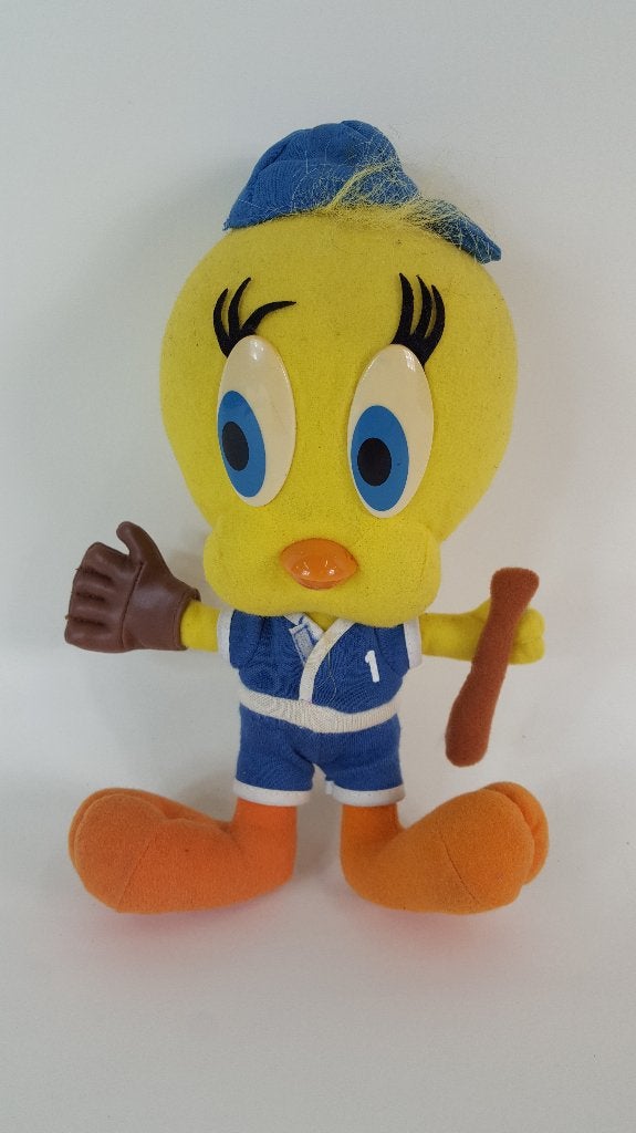 Vintage knuffel Tweety, Baseball, Honkbal. Looney Tunes. 2A5, Tweedehands verkoop, Tweedehands verkoop, Gebruikt, Overige typen