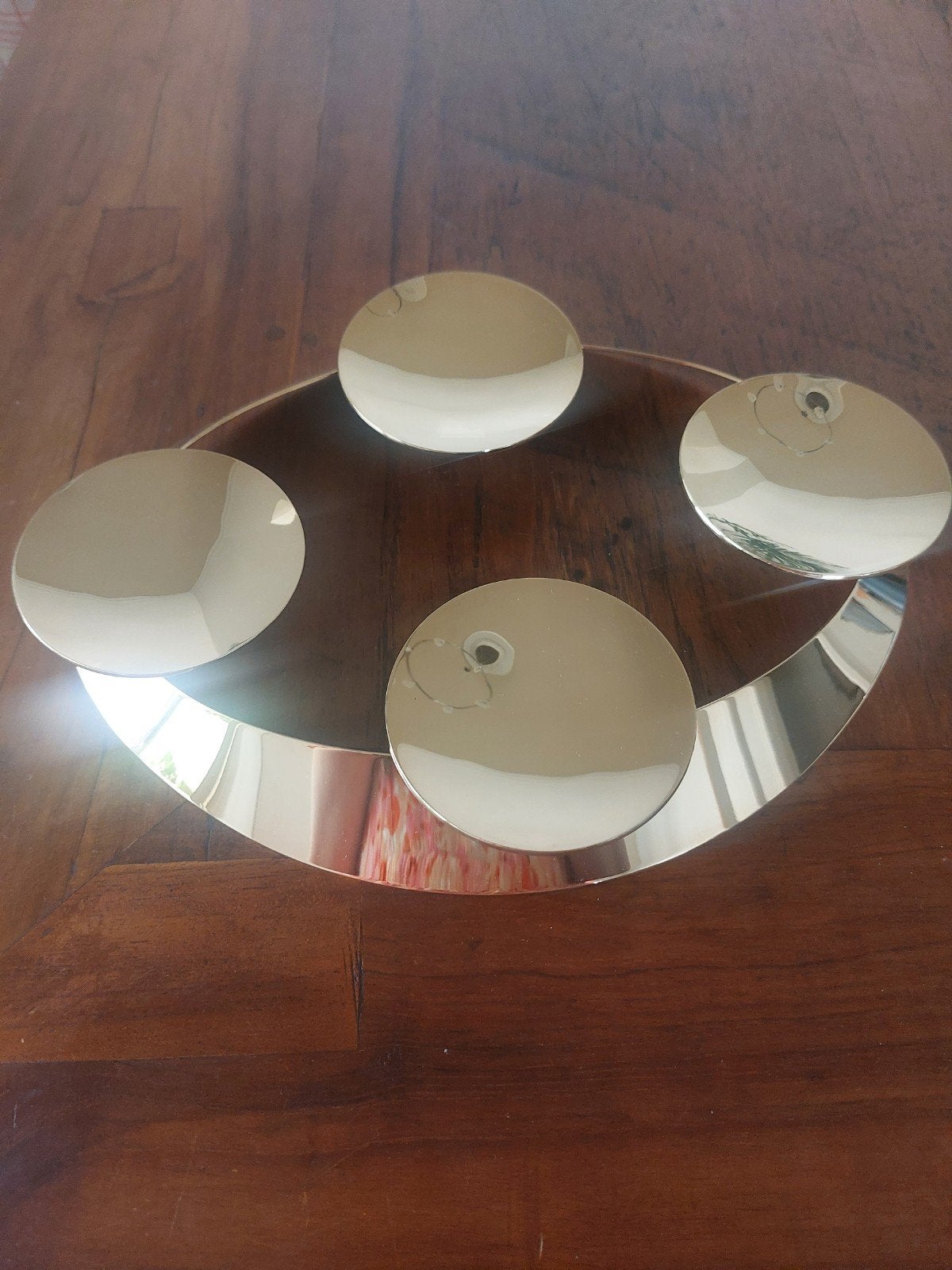 Georg Jensen Four kandelaar goud, Gebruikt, Overige merken, Ophalen of Verzenden, Metaal