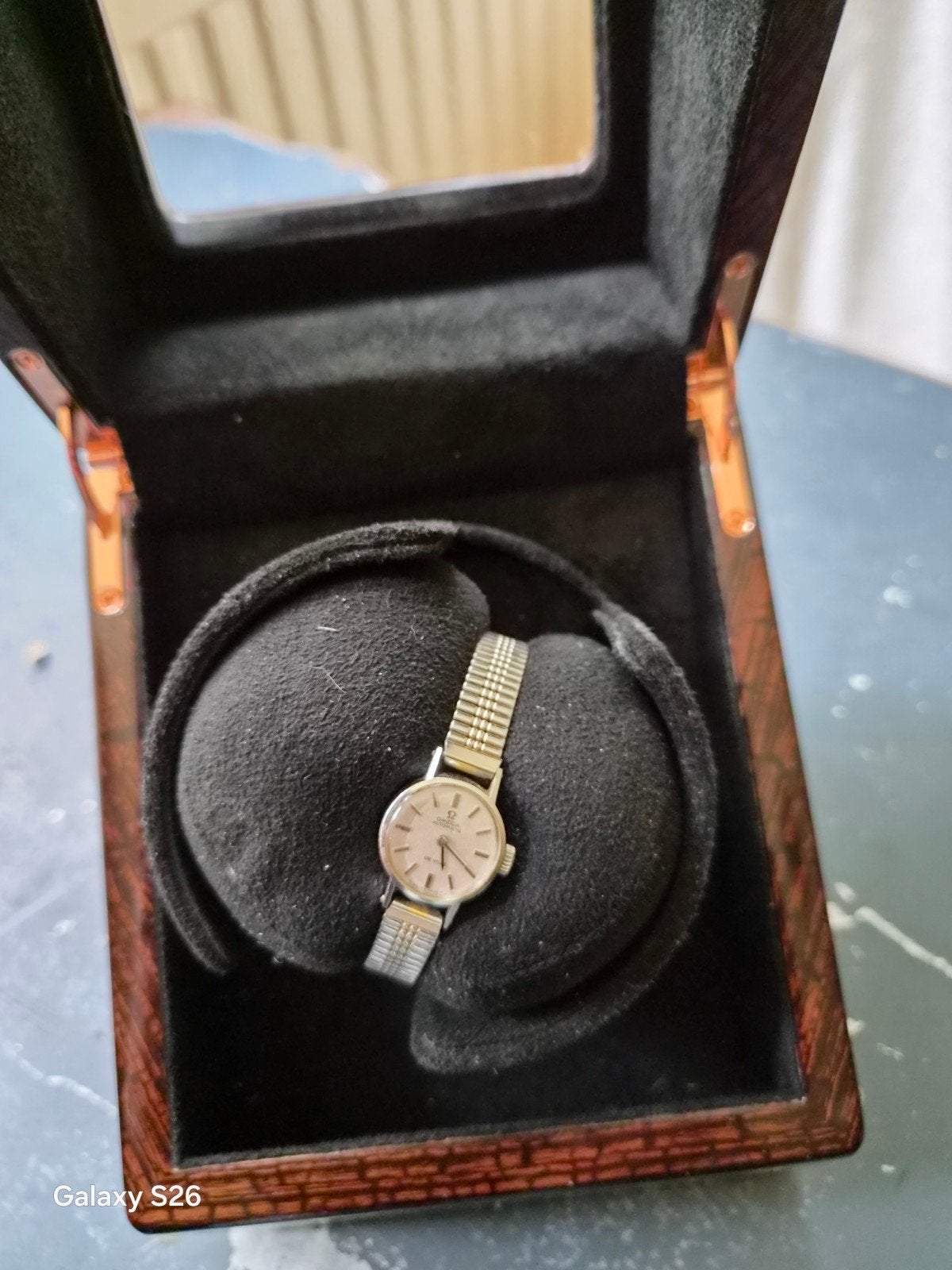 omega da ville automatich dames, Ophalen of Verzenden, Polshorloge, Overige merken