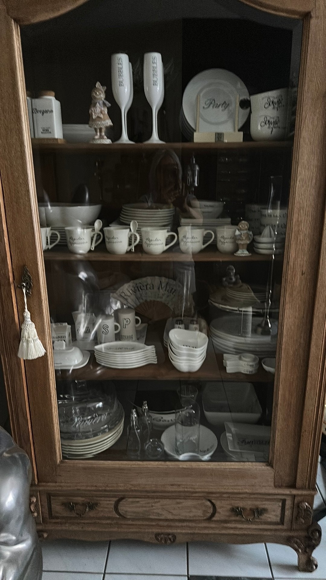 Geheel servies riviera maison v, Ophalen, Zo goed als nieuw, 25 tot 50 cm, Minder dan 100 cm