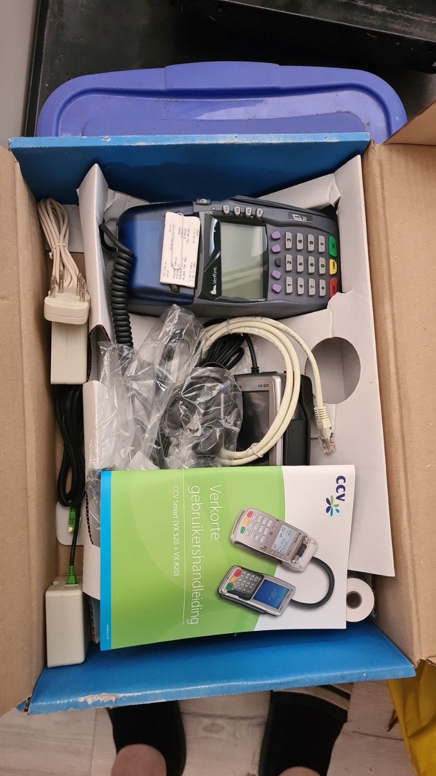 Verifone VX 820 en VX 570 pinapparaten (set), Ophalen