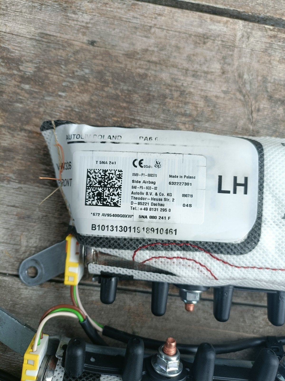 stoel airbags, Auto-onderdelen, Ophalen of Verzenden, Gebruikt, Volkswagen