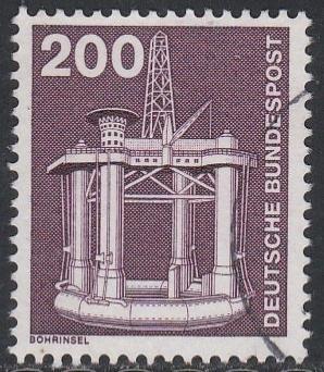 BRD 1975 858 Booreiland, Gest, Ophalen of Verzenden, BRD, Gestempeld