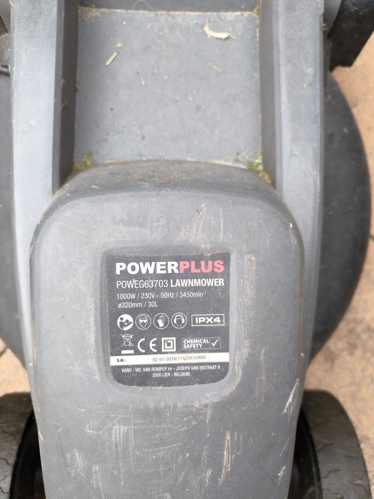 Gratis: Powerplus POWEG63703 elektrische grasmaaier, Ophalen of Verzenden, Gebruikt