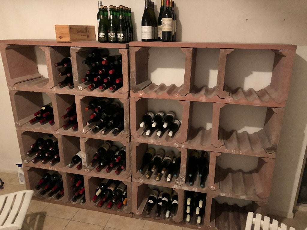 wijnrekken, Ophalen, Gebruikt, Overige materialen, 25 flessen of meer