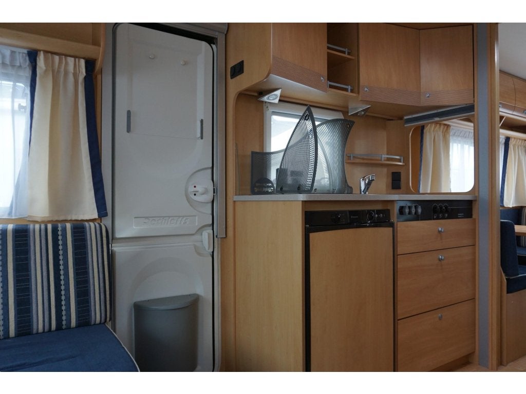 Dethleffs Camper 510 TK stapelbed,Isabella, mover, Overige typen, Fietsenrek, Bedrijf, Treinzit