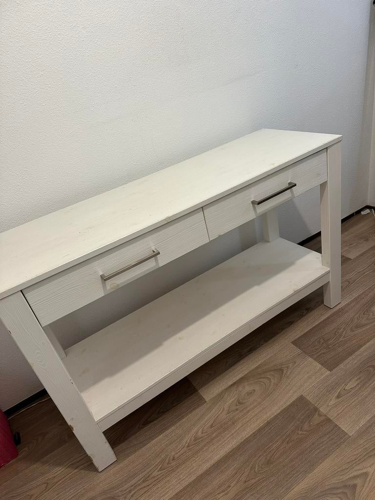Side table jan de bouvrie, Huis en Inrichting, Ophalen, Gebruikt, 100 tot 150 cm, Overige houtsoorten