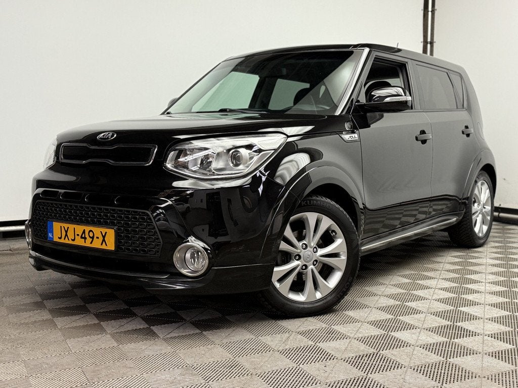 Kia Soul 1.6 GDI Dream Team Edition 132PK Navi ECC Stoel/Stu, Auto's, Kia, Voorwielaandrijving, Gebruikt, 4 cilinders, Met garantie (alle)