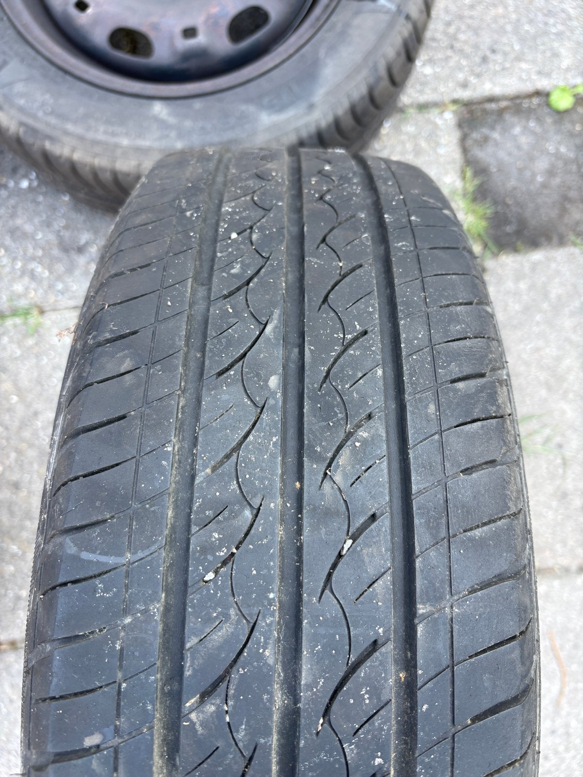 14 inch stalen velgen met goede banden, Ophalen, 14 inch, Gebruikt, 175 mm