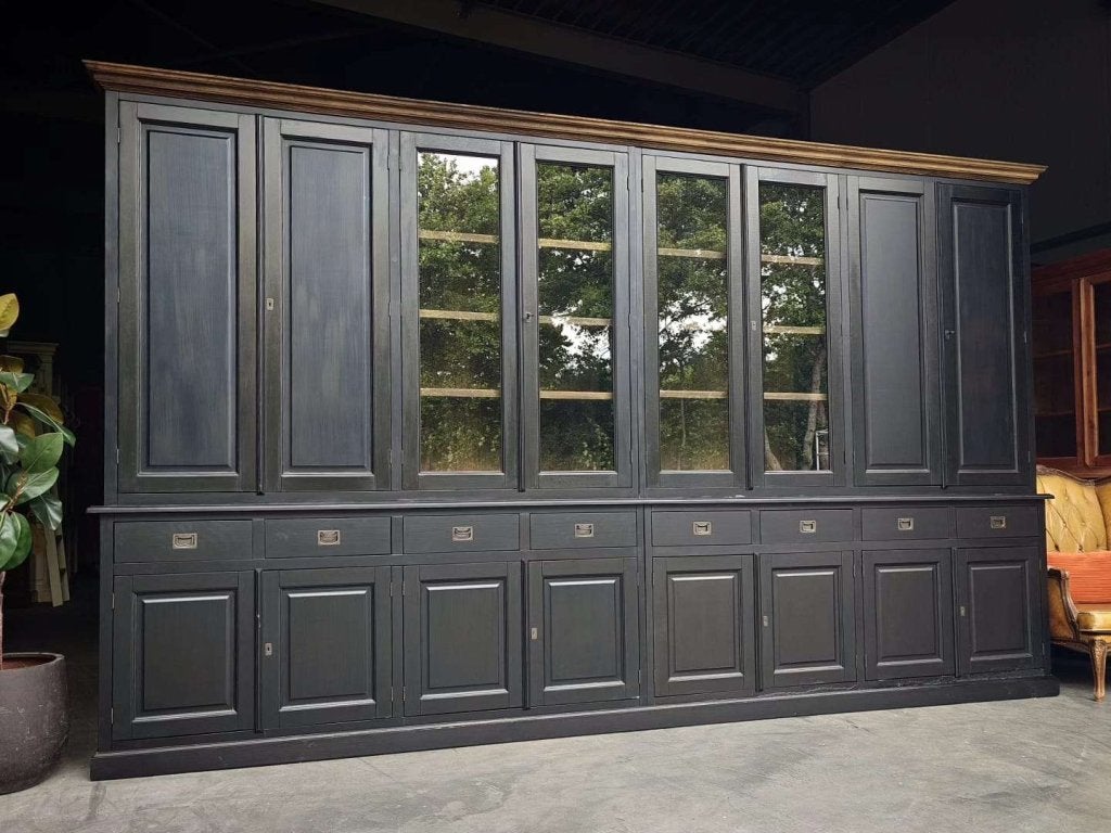 Gigantische wandkast | Buffetkast 400cm | Voorraadkast #2886, Metaal, Gebruikt, Met deur(en), -