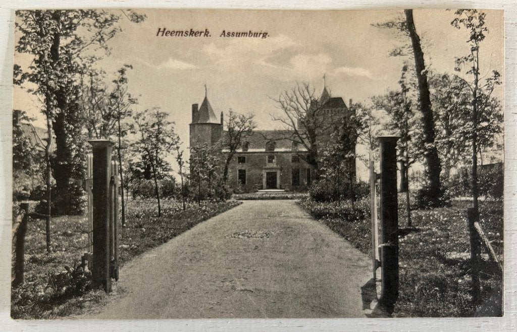 Oude Ansichtkaart - Heemskerk - Assumburg, Ophalen of Verzenden, Voor 1920, Ongelopen, Noord-Holland