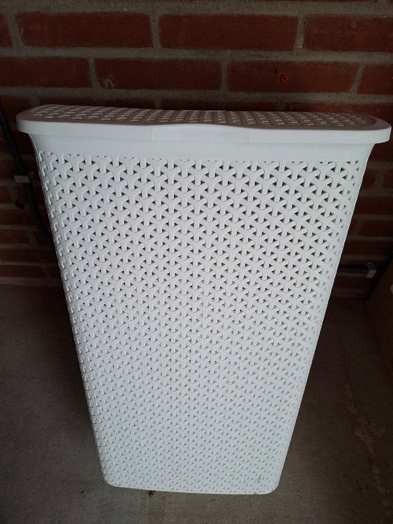 Wasmand, Huis en Inrichting, Badkamer | Badtextiel en Accessoires, Ophalen, Zo goed als nieuw, Wasmand, Wit