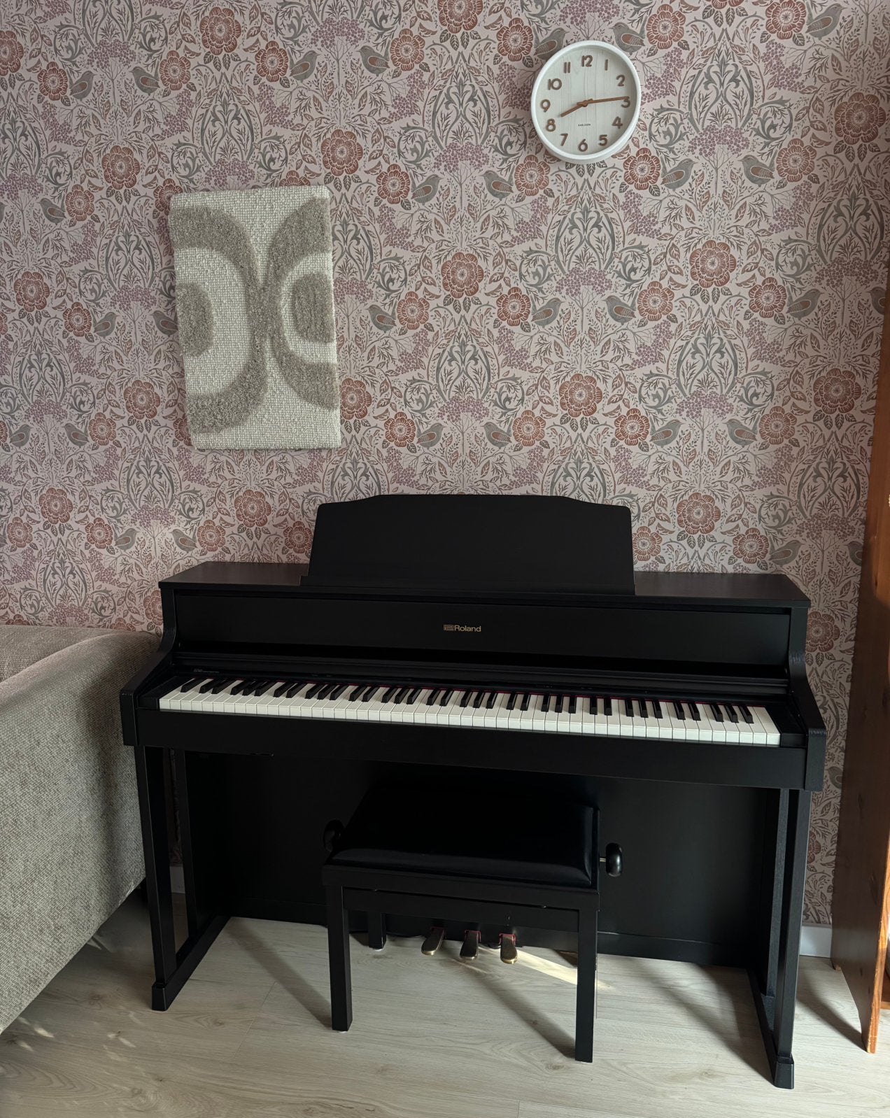 Roland piano HP605 zwart, Muziek en Instrumenten, Ophalen, Gebruikt, Zwart, Digitaal