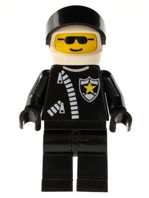 LEGO City cop019 Police - Zipper with Sheriff Star, White He, Lego, Ophalen of Verzenden, Minifiguur, City