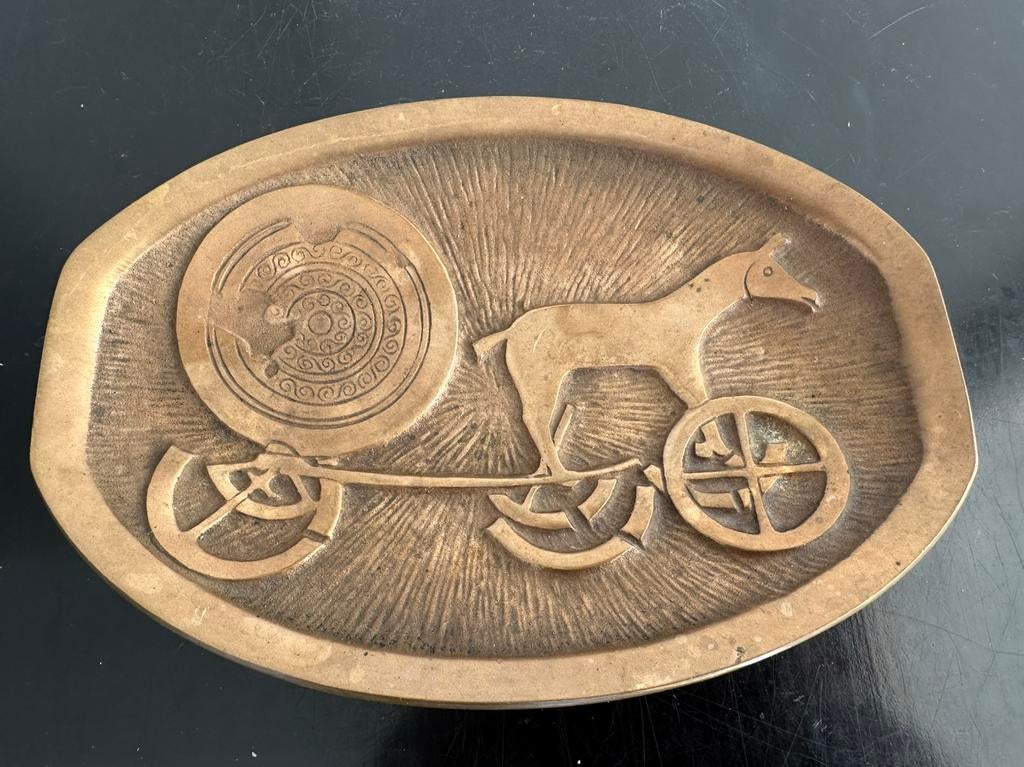 Niels Dam Ravn Bronzen schaal Denemarken 20.5/14.5 cm, Ophalen of Verzenden, Nieuw