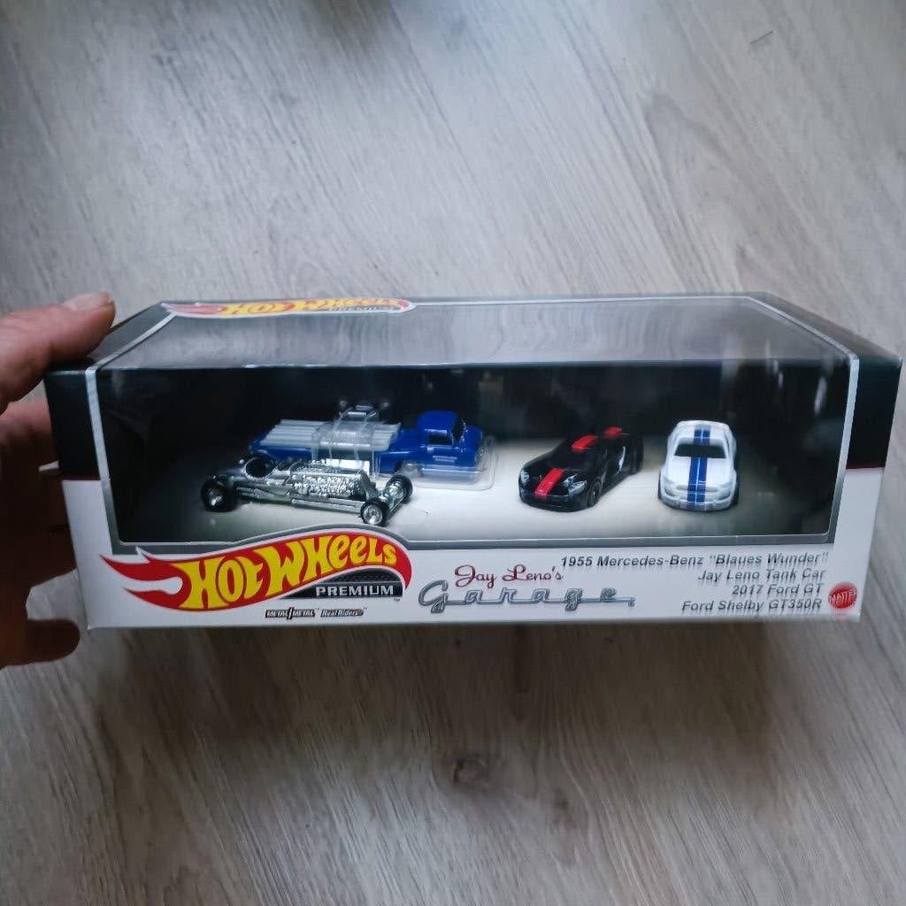Hot Wheels Jay Leno's Garage HKC17 diorama 4 pack, Ophalen of Verzenden, Nieuw, Auto