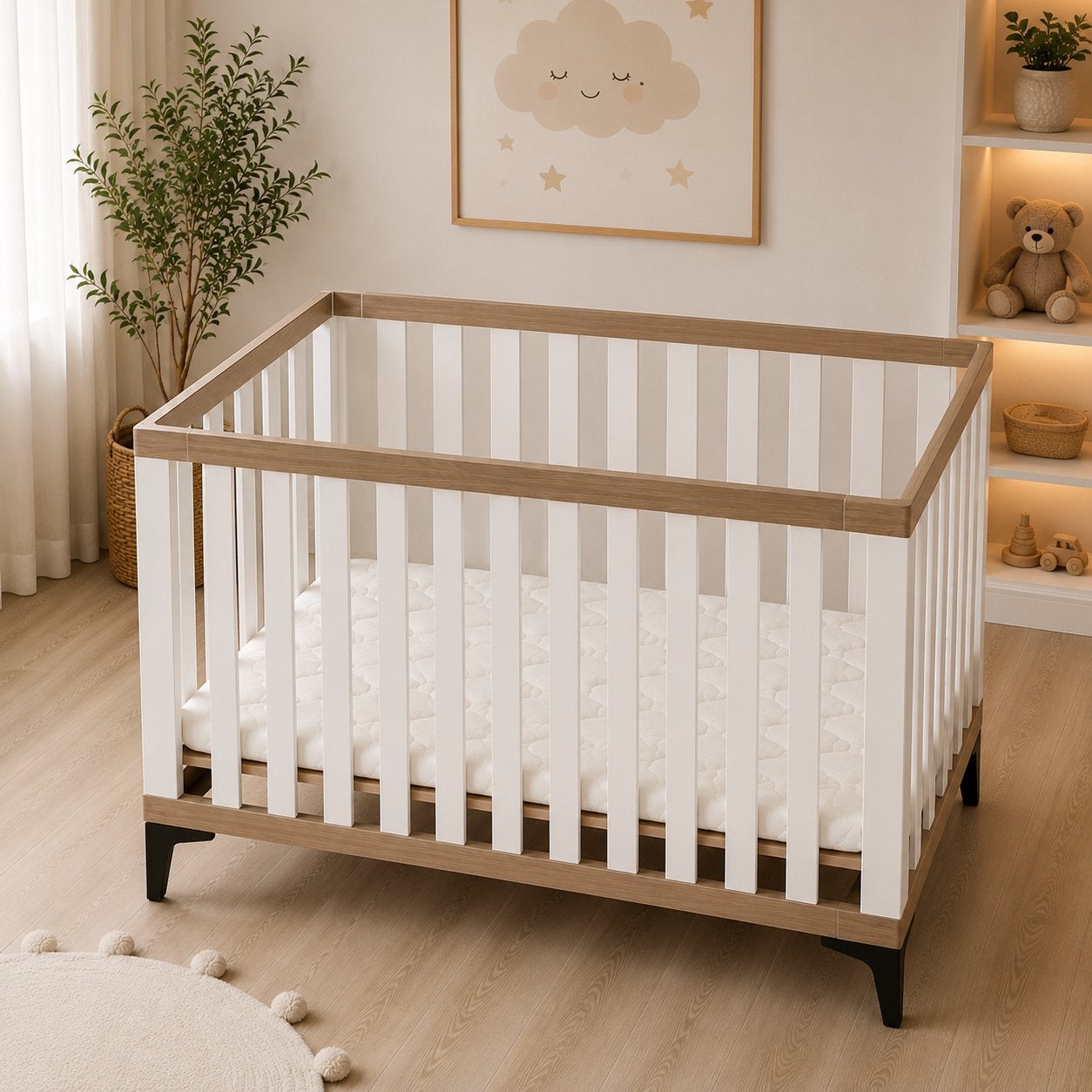 Kinderbox zonder lade met matras, Kinderen en Baby's, Boxen, Ophalen, Gebruikt, Rechthoekig, Lade
