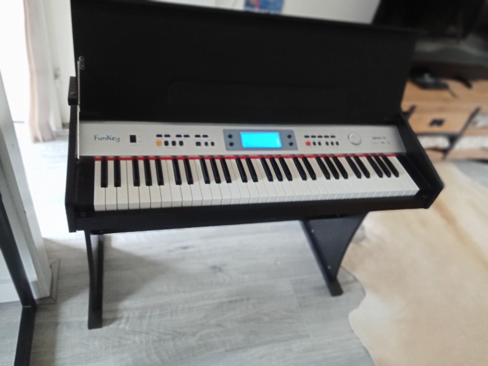 Funkey DP-61 II Digitale Piano - Zo goed als nieuw, Ophalen, Zwart, Digitaal, Zo goed als nieuw