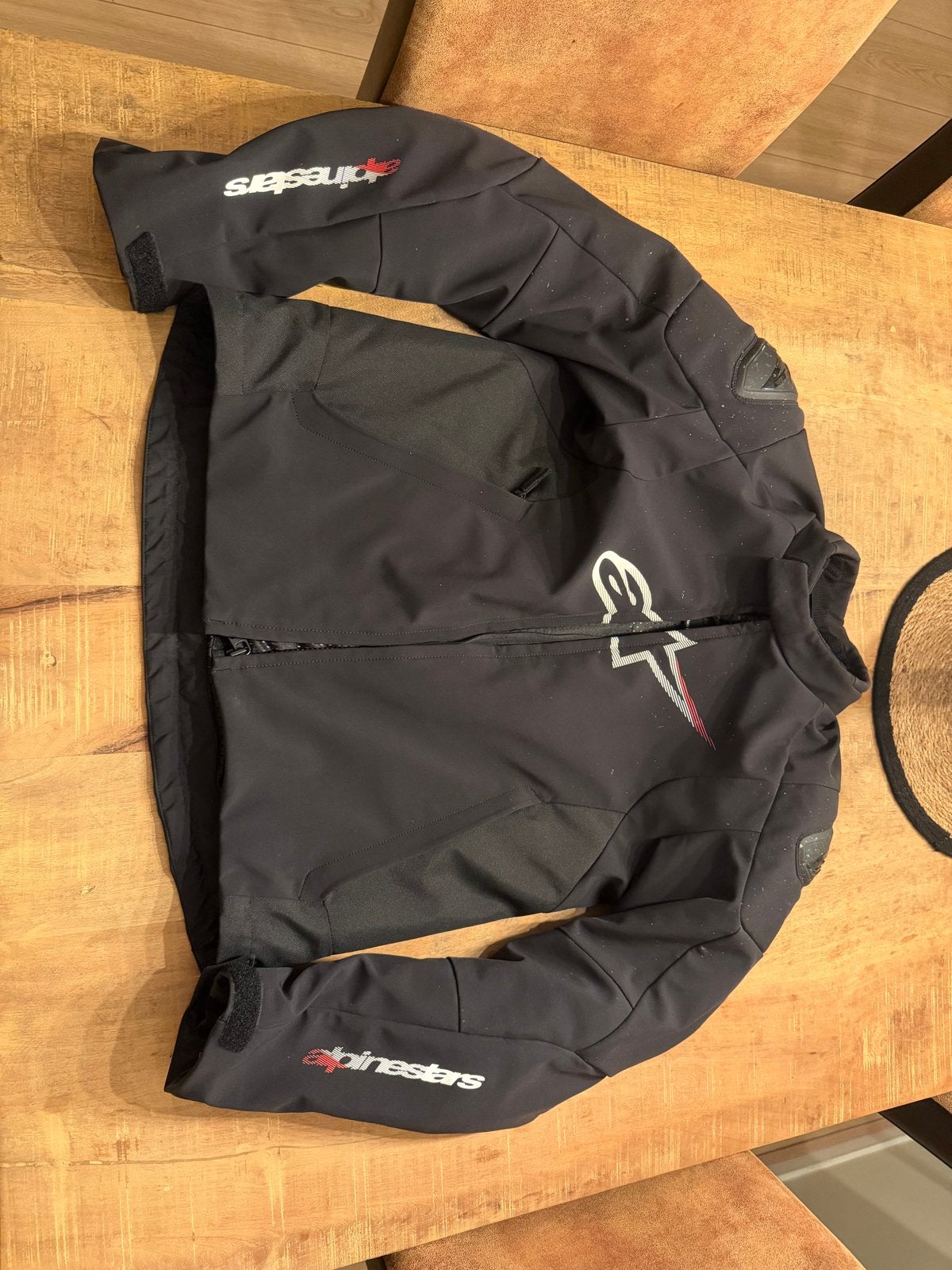 Alpinestars SMX Waterdichte Motorjas Maat L + D3O Rugprotect, Motoren, Ophalen of Verzenden, Tweedehands, Heren, Jas | textiel