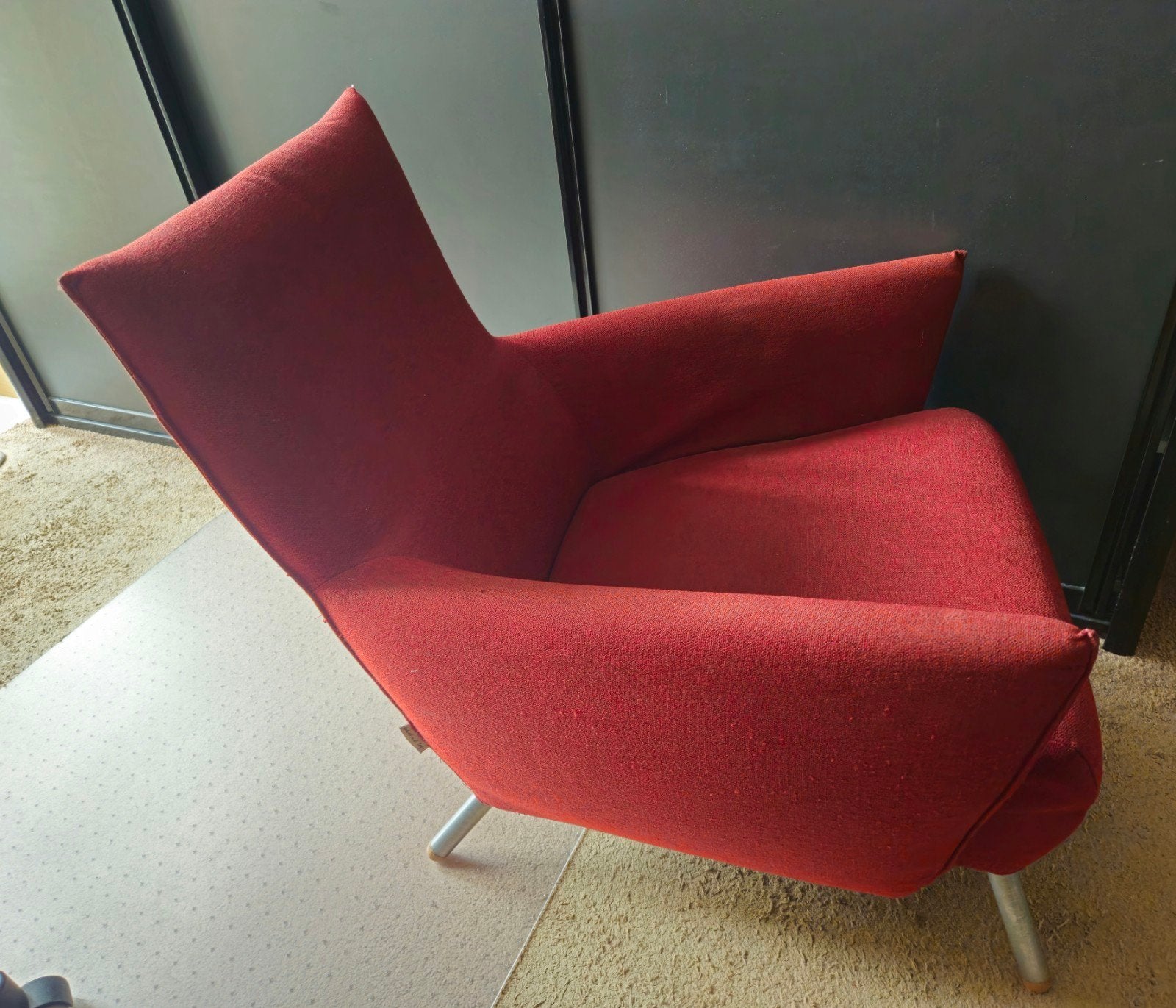 Label Gerard v d Berg design stoel Foxxy rood, Ophalen, Rood, Eén