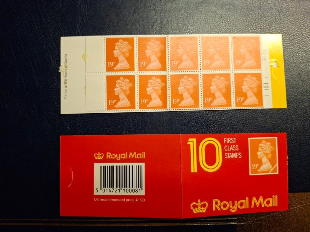 postzegel boekje  engeland MH 0-107 a en b HB 0-103, Verzenden, Postfris